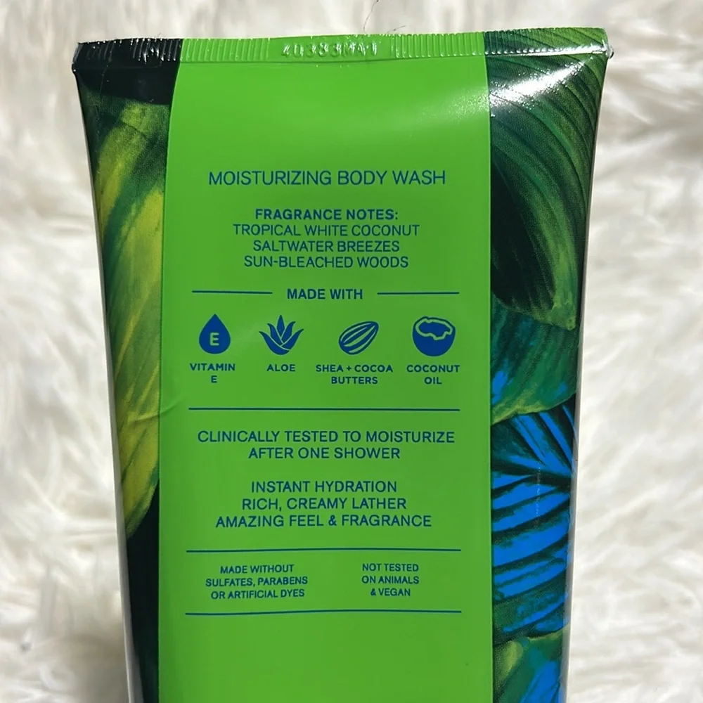 Bath & Body Works Waikiki Beach Coconut Moisturizing Body Wash NEW